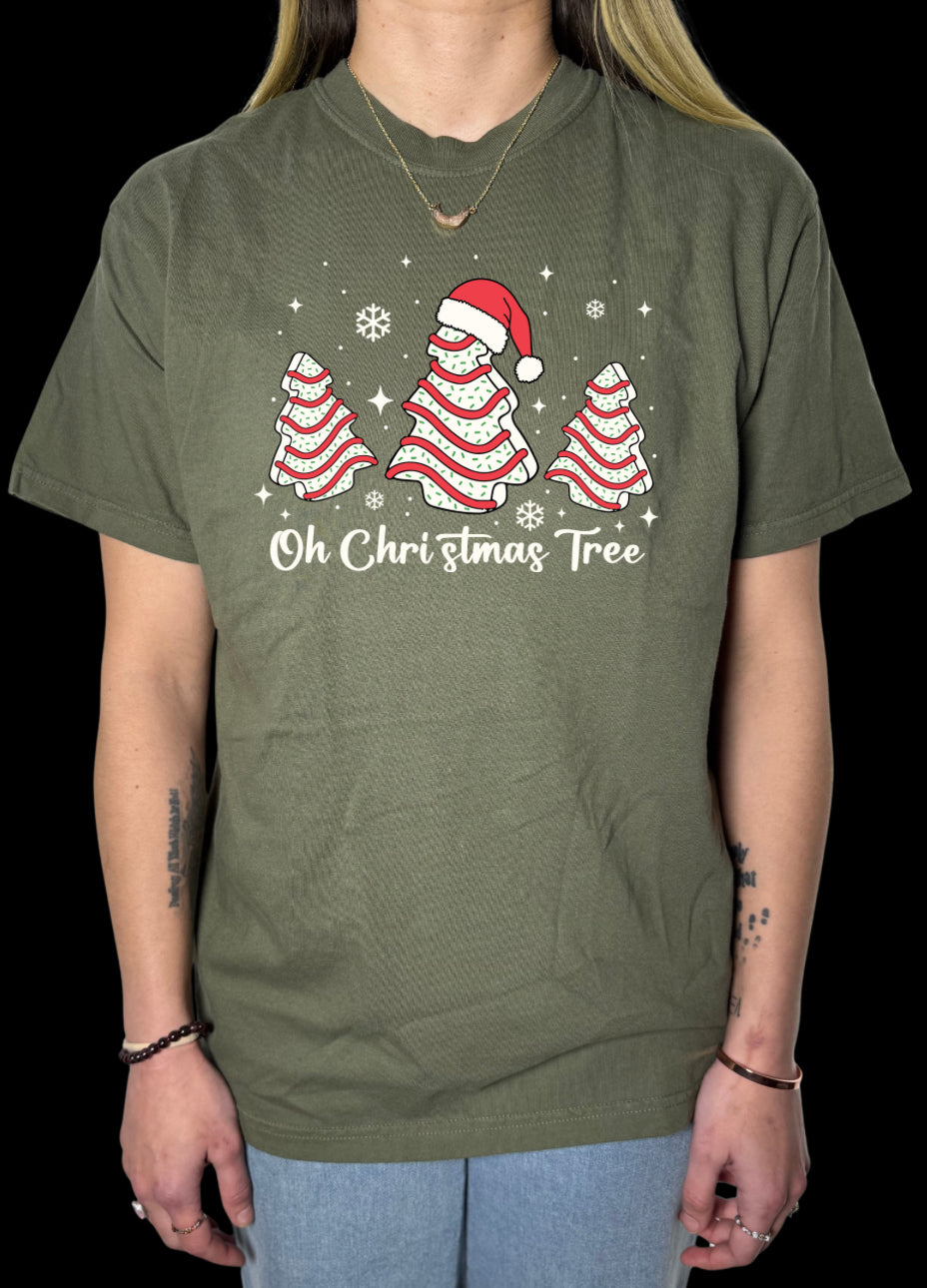 Oh Christmas Tree Comfort Colors Tee