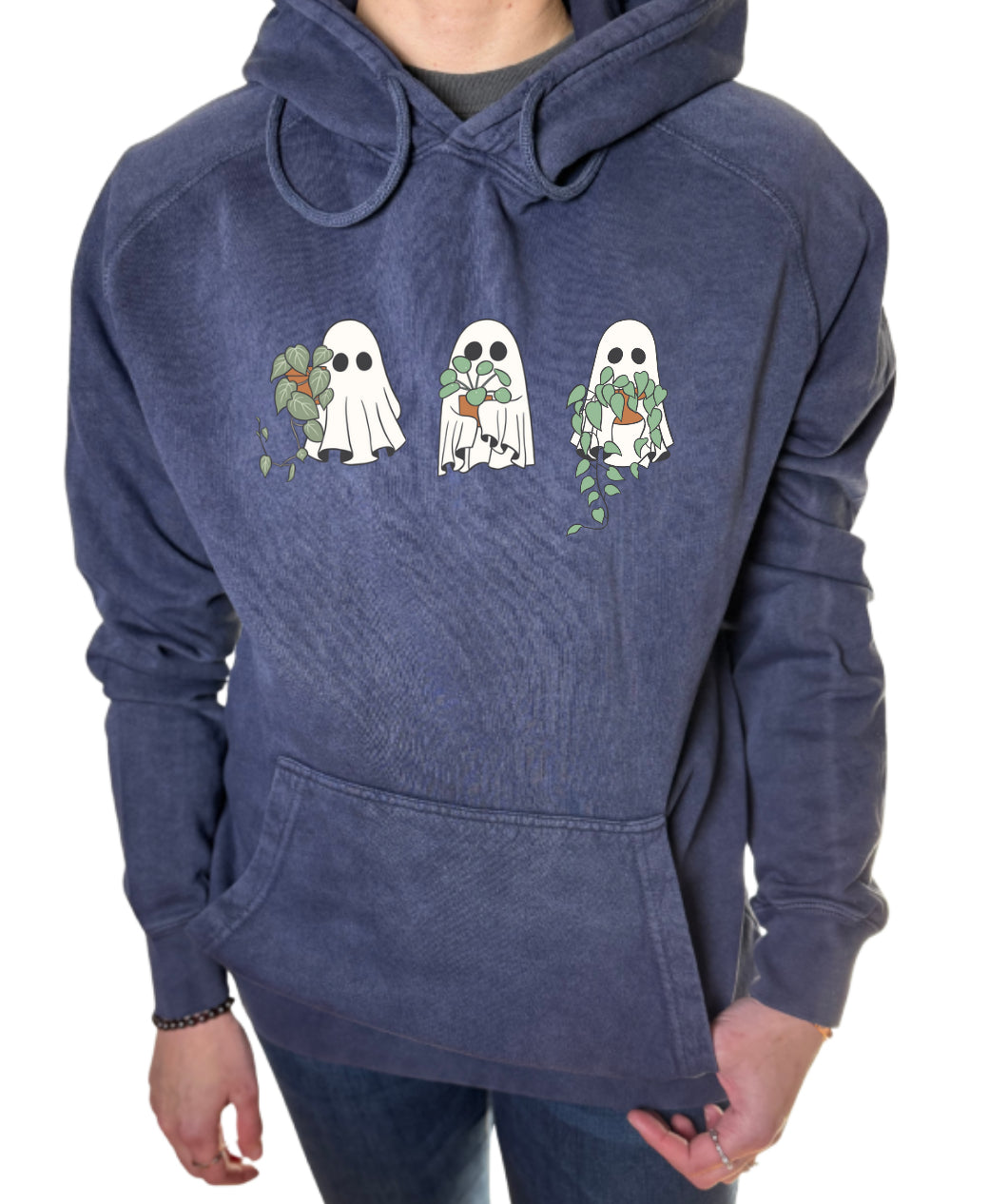 Plant Ghosts Vintage Wash Hoodie