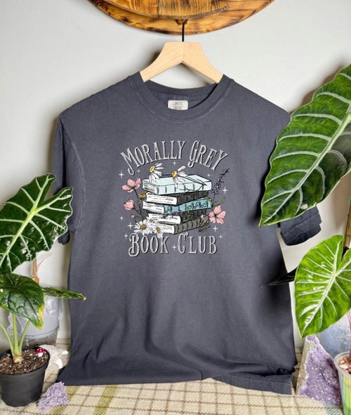 Morally Grey Comfort Colors Tee