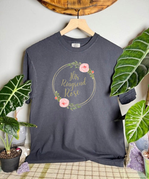 Officially Licensed L Ballew: His Ringsend Rose Comfort Colors Tee
