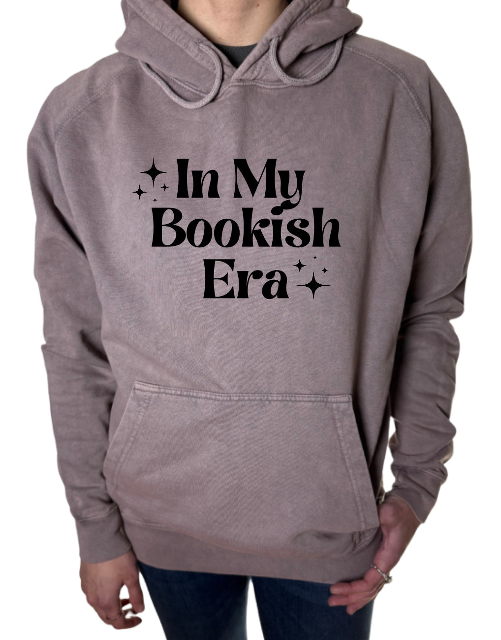 Bookish Era Vintage Wash Hoodie