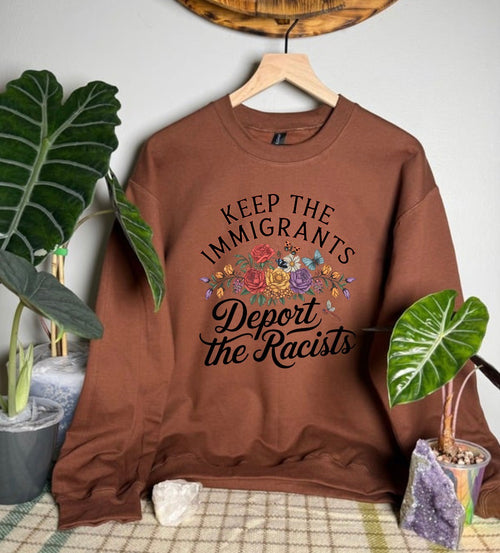 Deport The Racists Gildan Tops