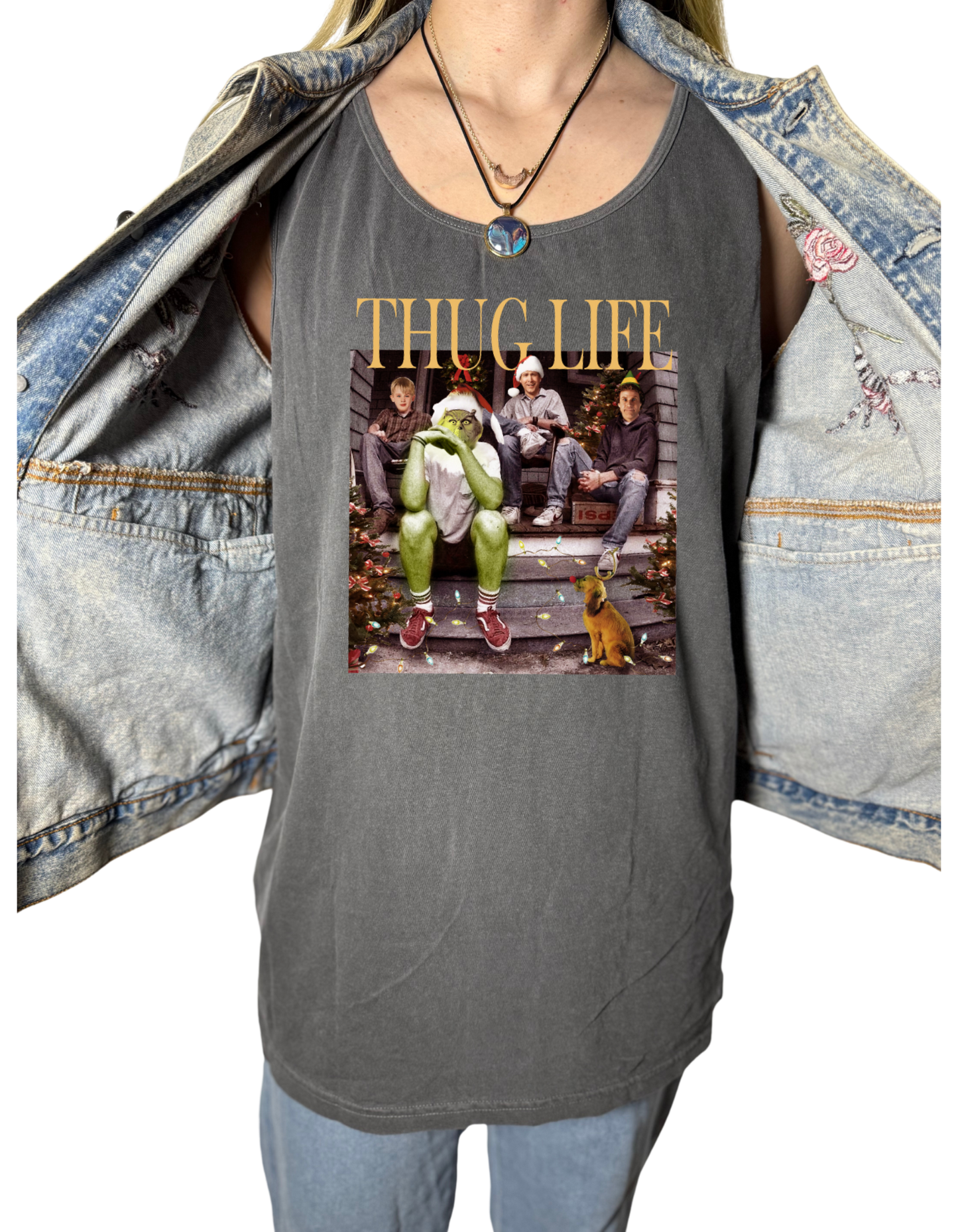 Thug Life Christmas Tank