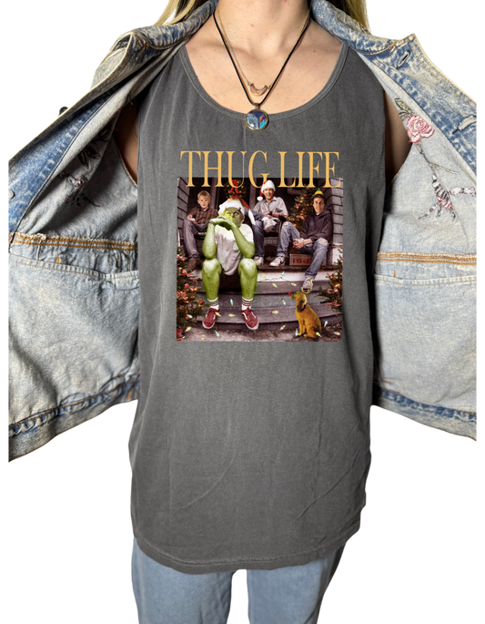 Thug Life Christmas Tank