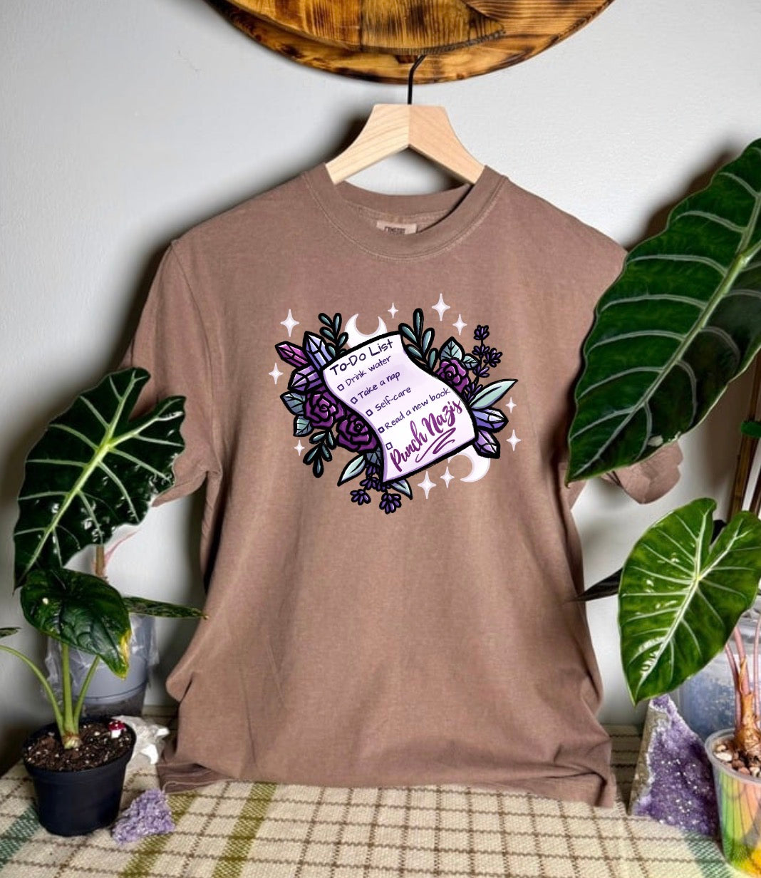 To Do List Comfort Colors Tee