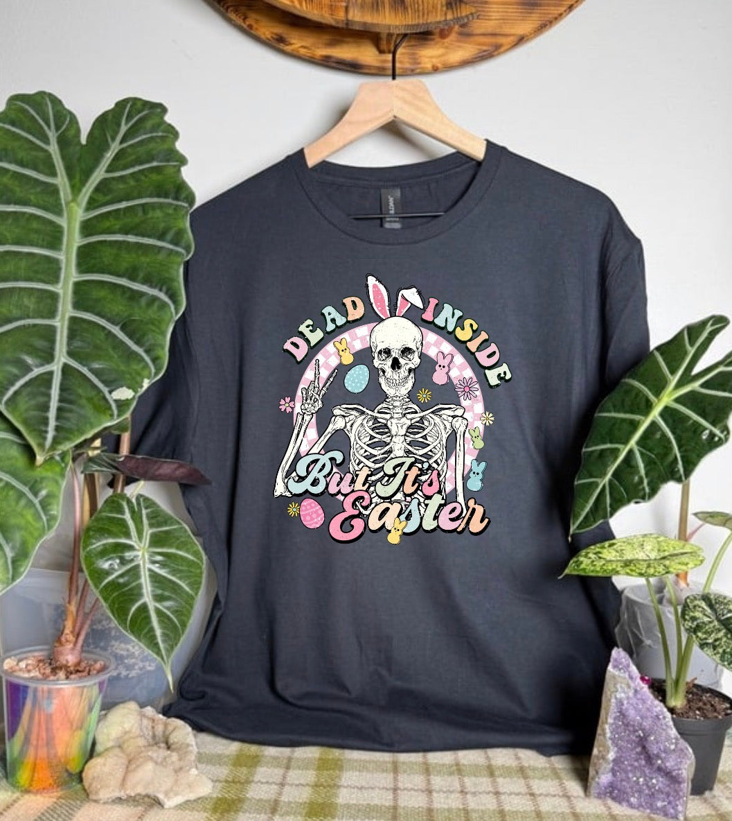 Dead Inside But It’s Easter Gildan Tops