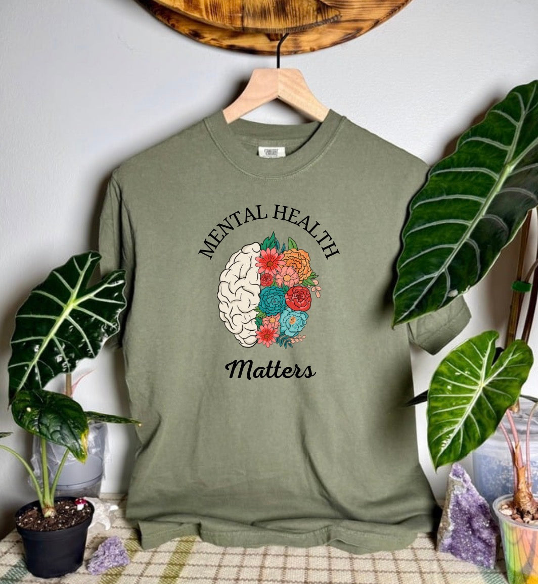 Mental Health Matters Comfort Colors Tee