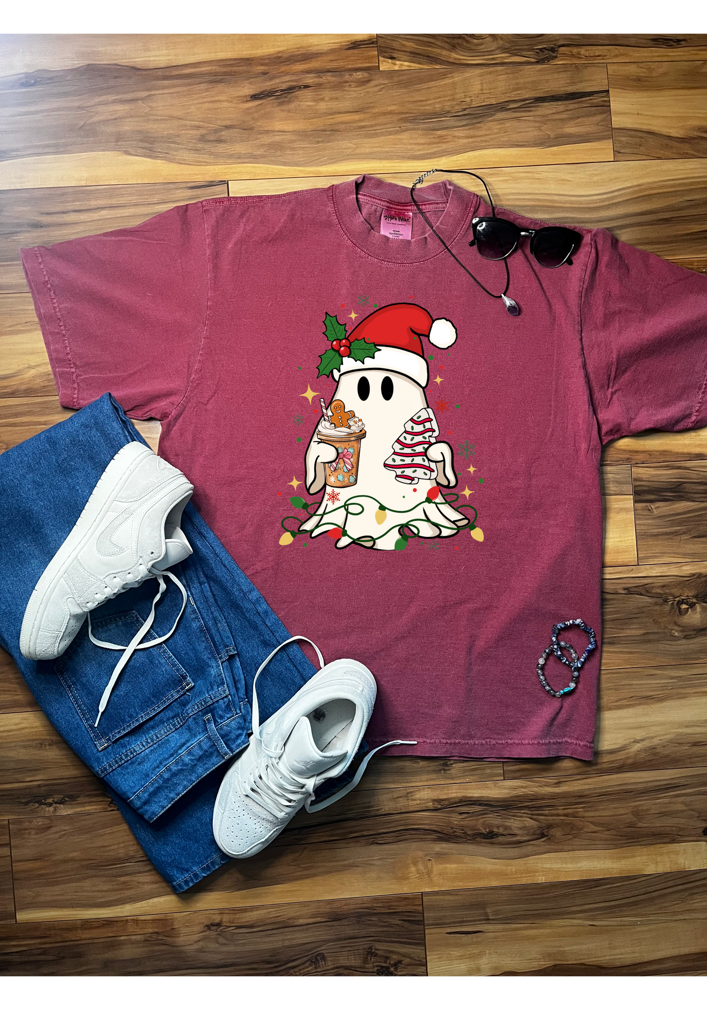 Holiday Ghost Shaka Wear Tee