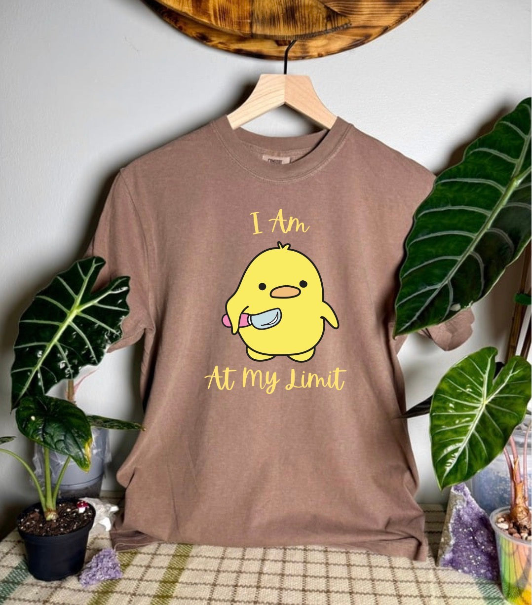 At My Limit Comfort Colors Tee