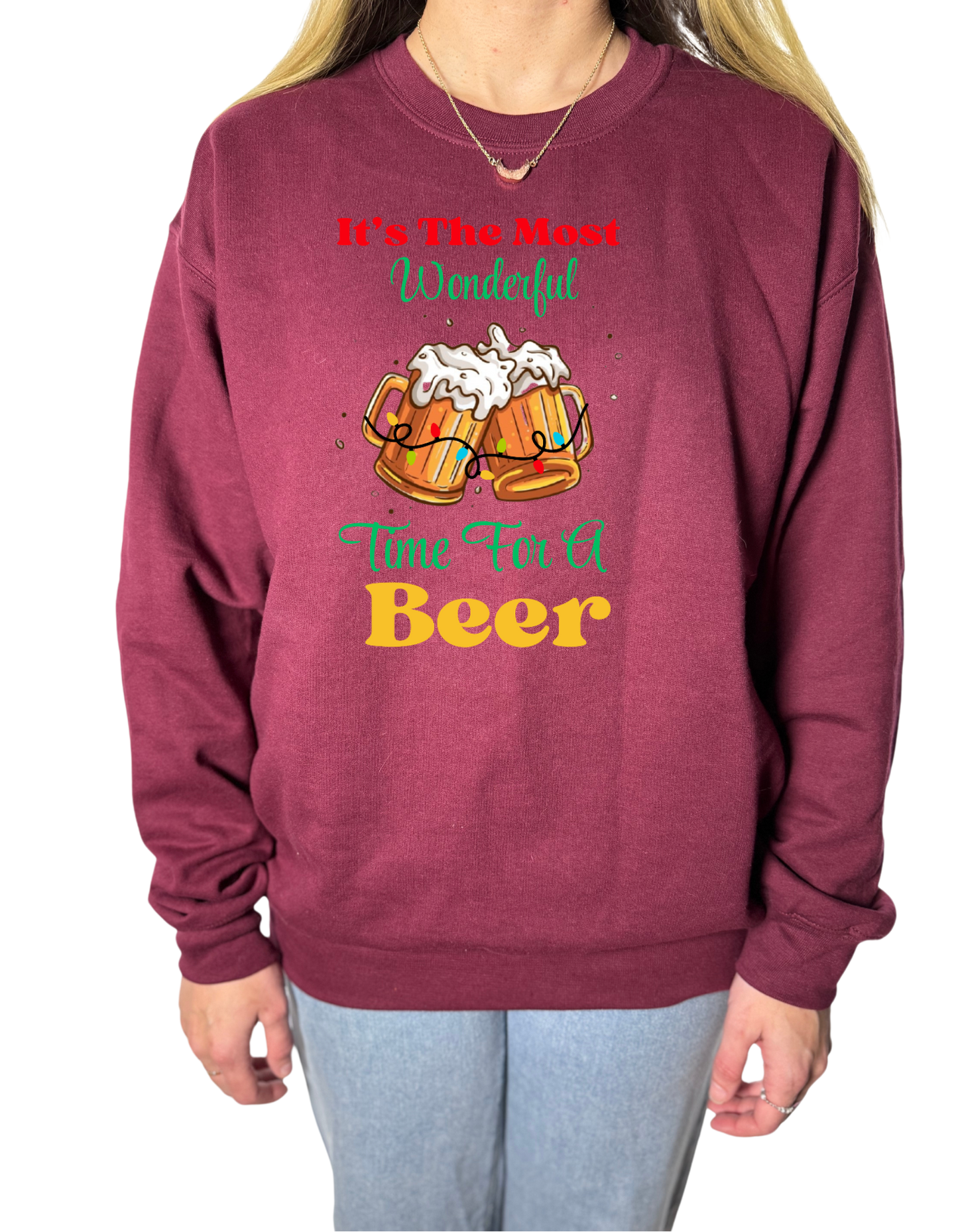 Wonderful Time For A Beer Gildan Tops