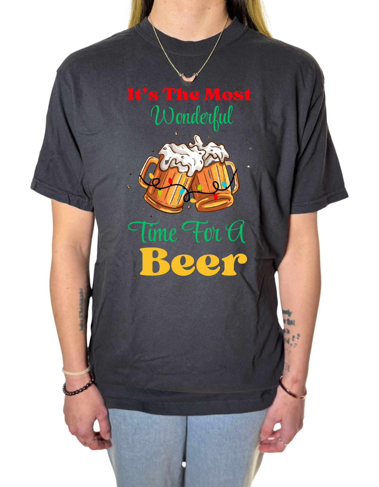 Wonderful Time For A Beer Comfort Colors Tee