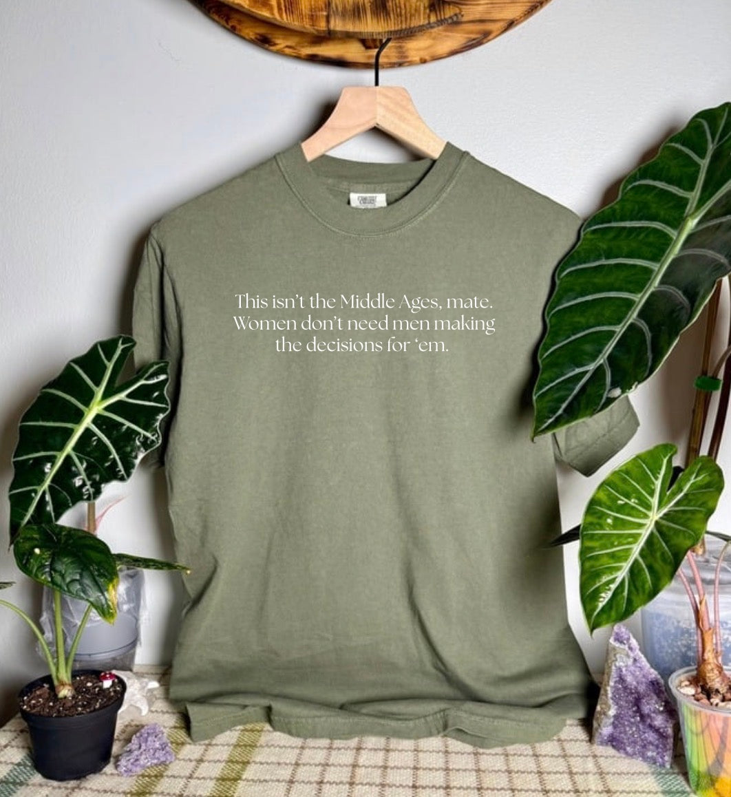 Officially Licensed L Ballew: Middle Ages Comfort Colors Tee