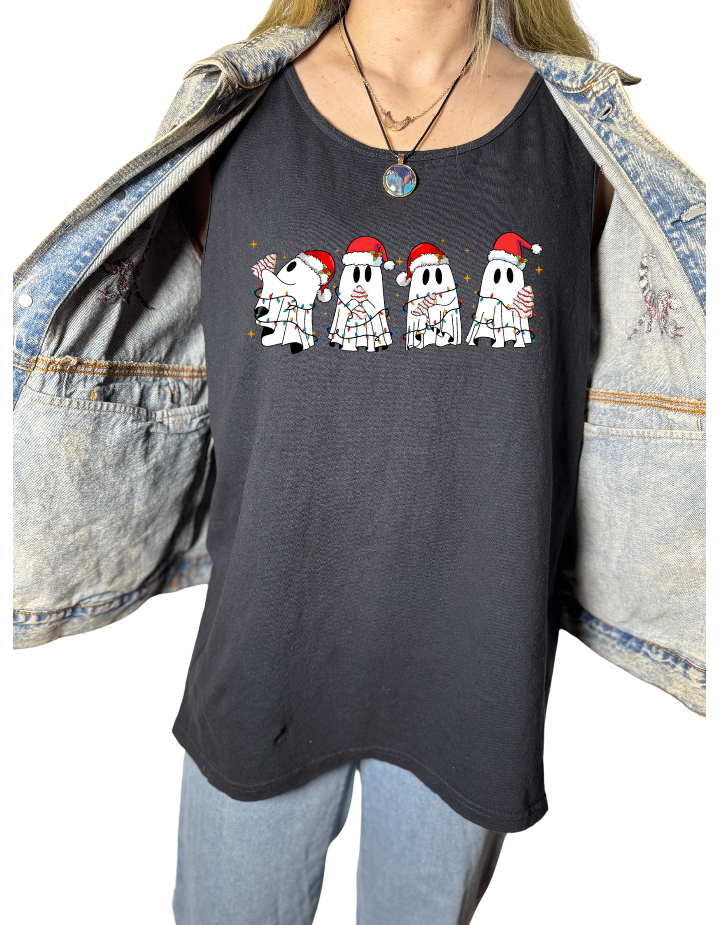 Christmas Cakes & Ghosties Tank