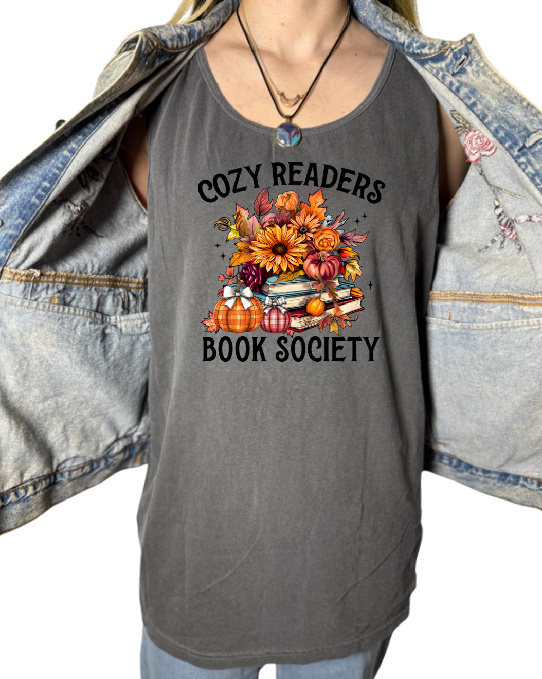 Cozy Readers Book Society Tank