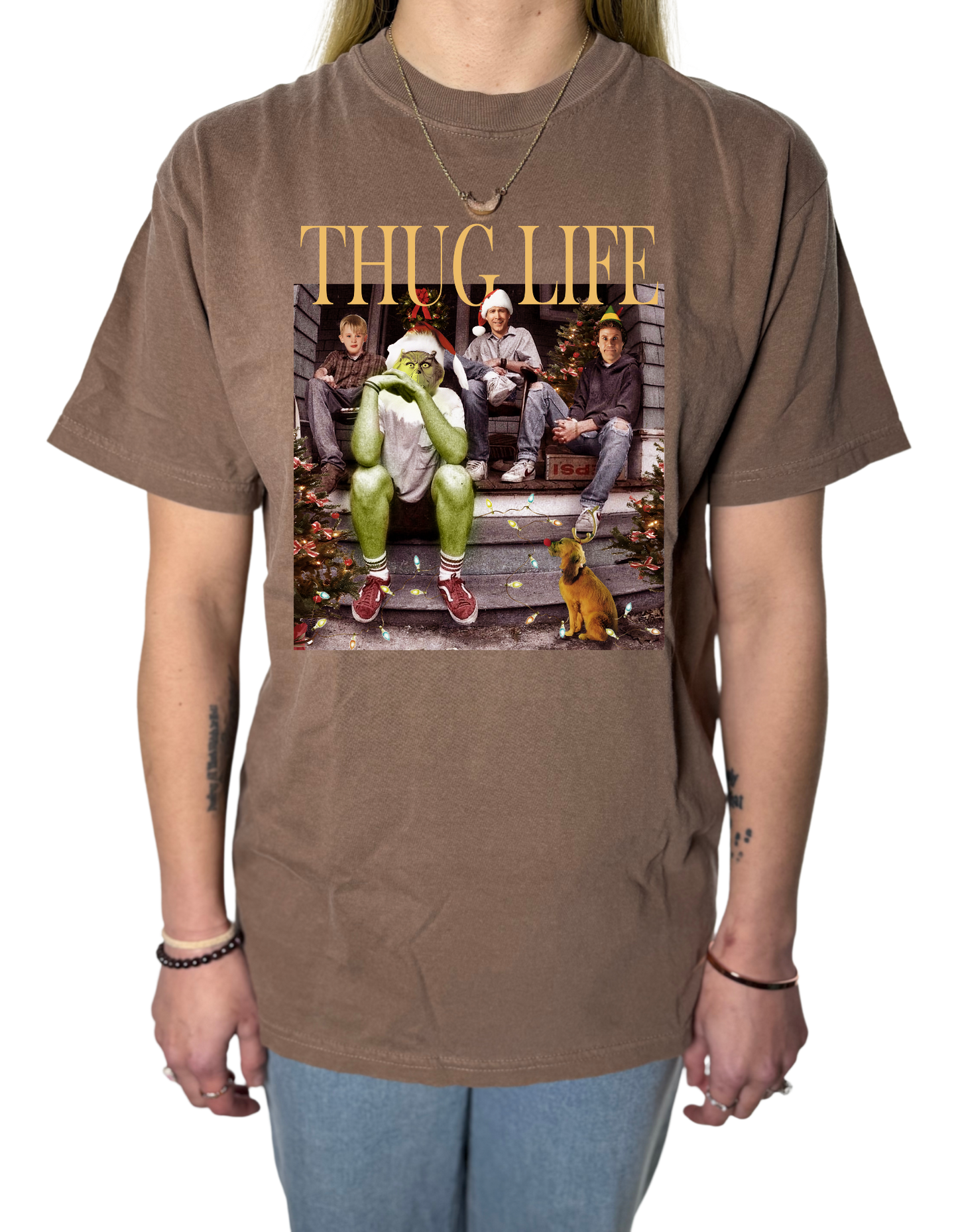 Thug Life Christmas Comfort Colors Tee