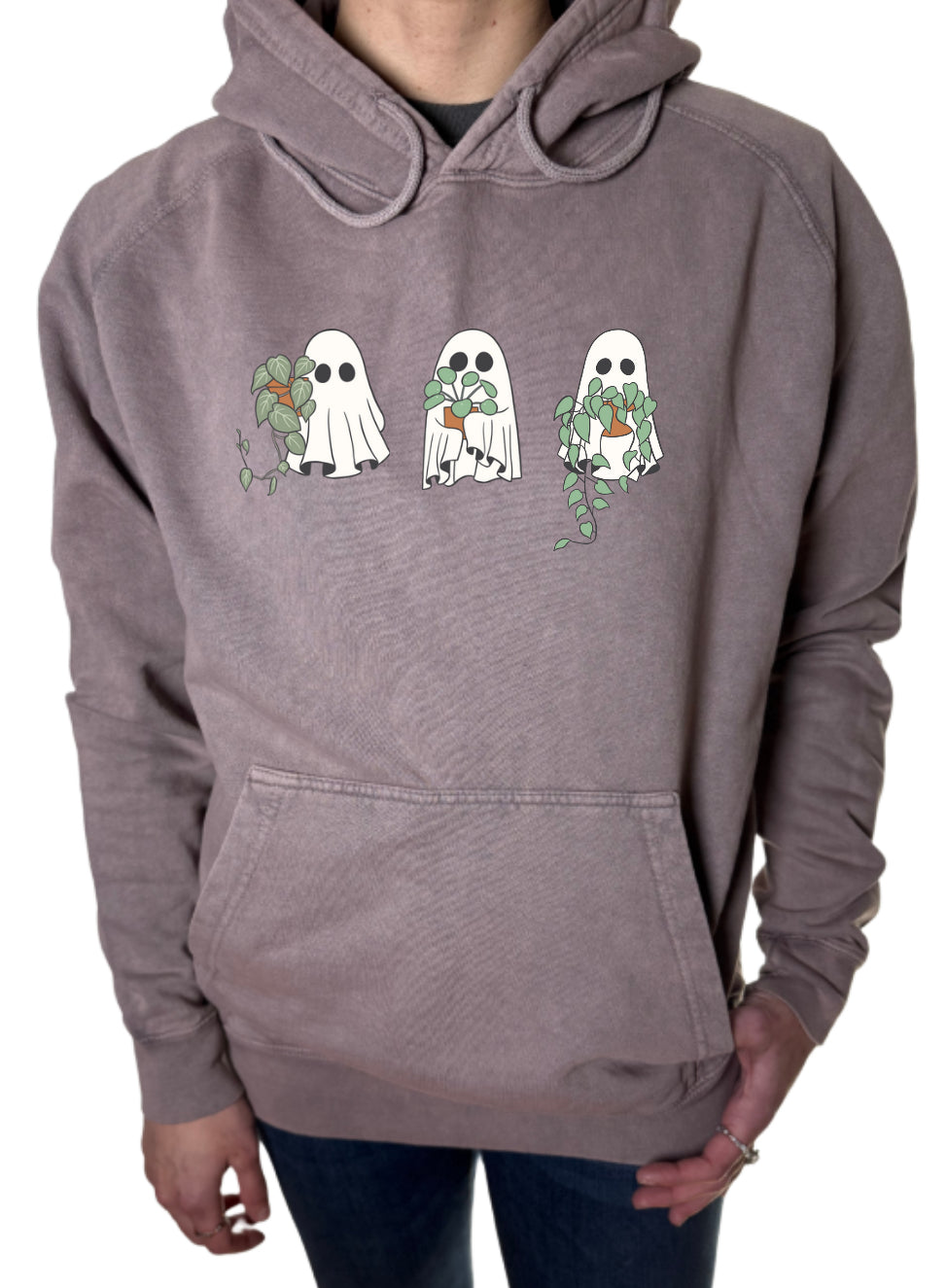 Plant Ghosts Vintage Wash Hoodie