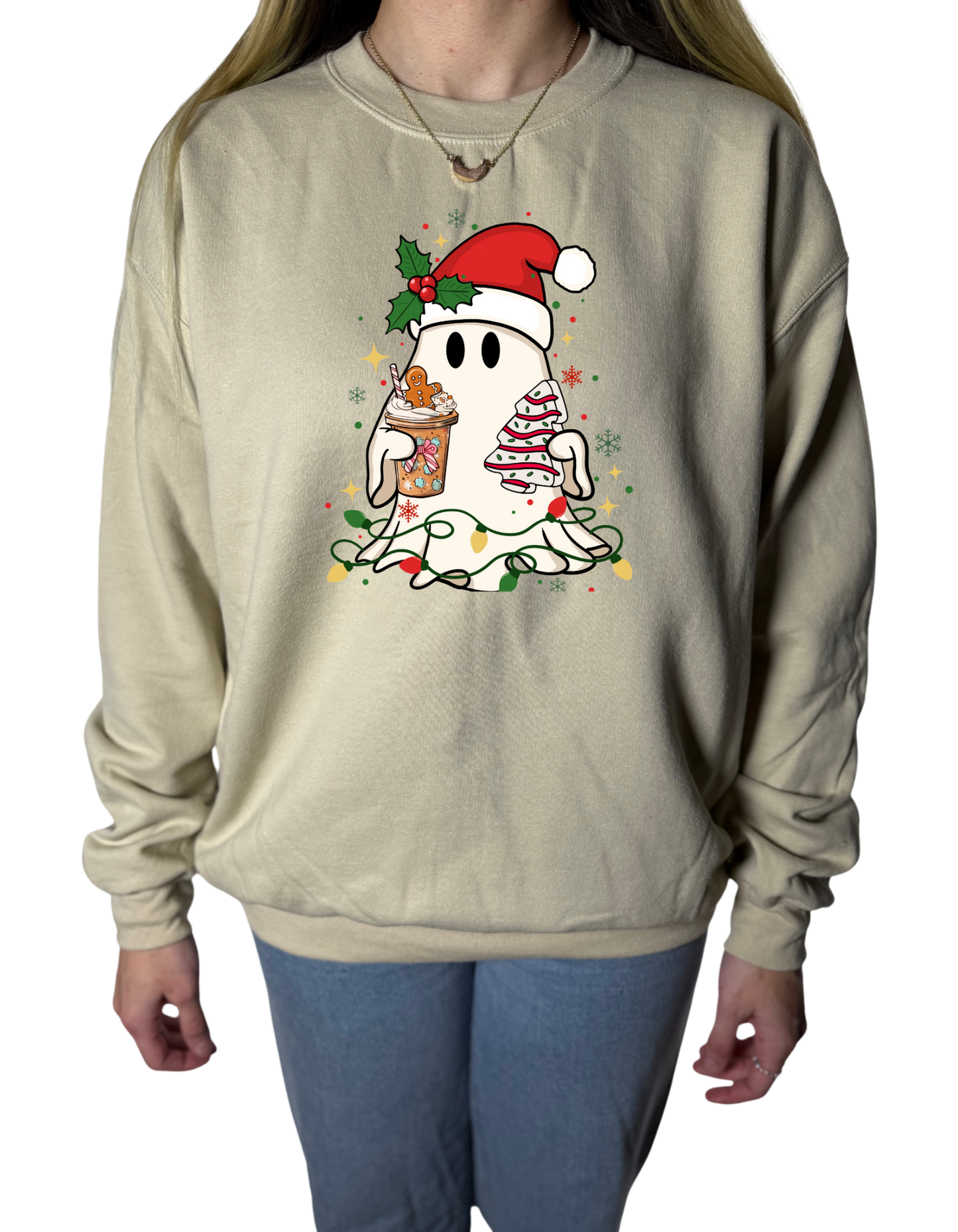 Holiday Ghost Gildan Tops