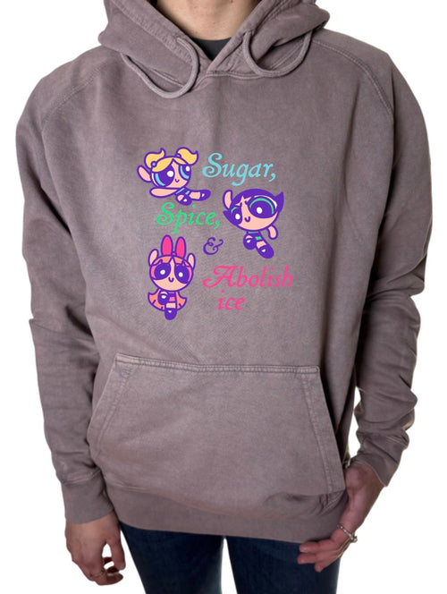 Abolish Ice Vintage Wash Hoodie