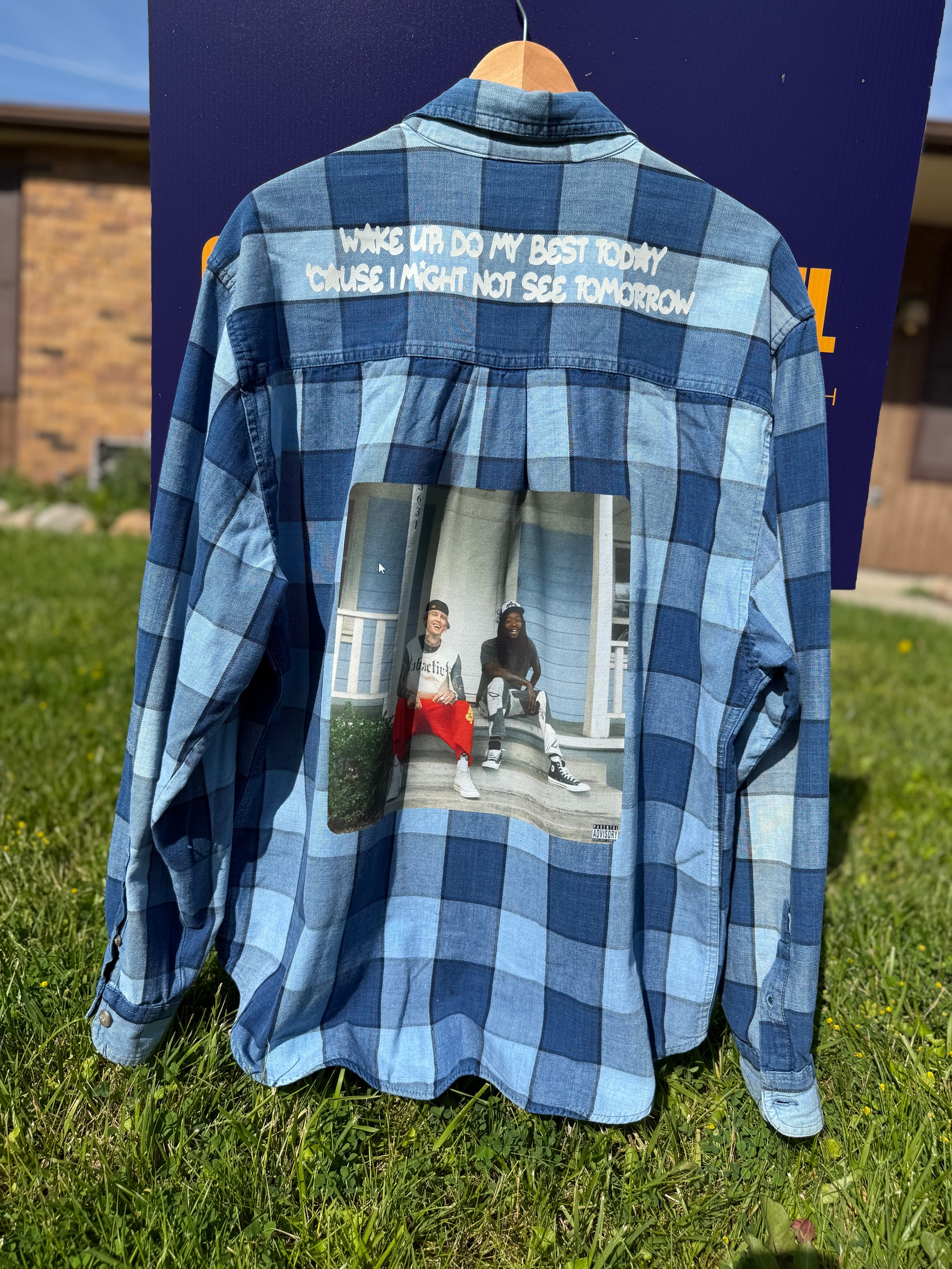 Upthrift MGK & Wiz Button Up Size M