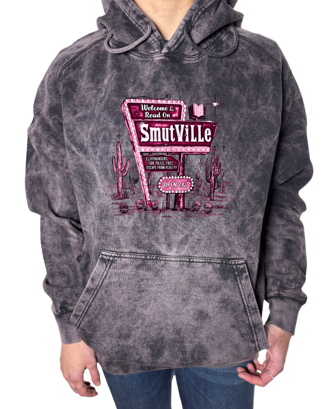 SmutVille Vintage Wash Hoodie