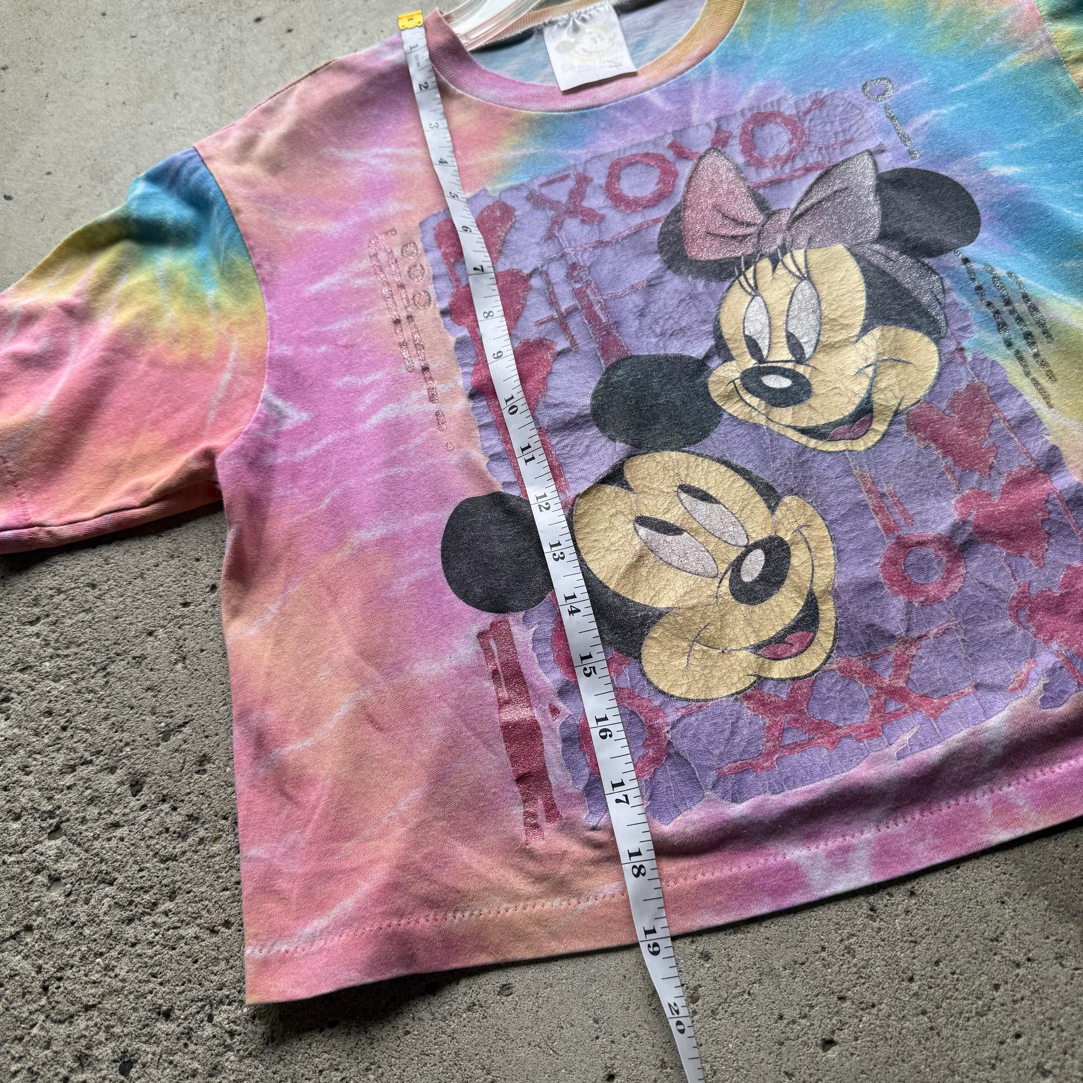 Vintage 90s Disney Size L Crop Top
