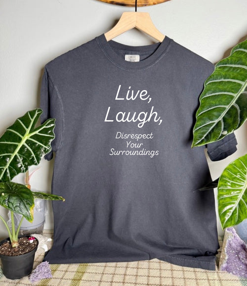 Disrespect Your Surroundings Comfort Colors Tee