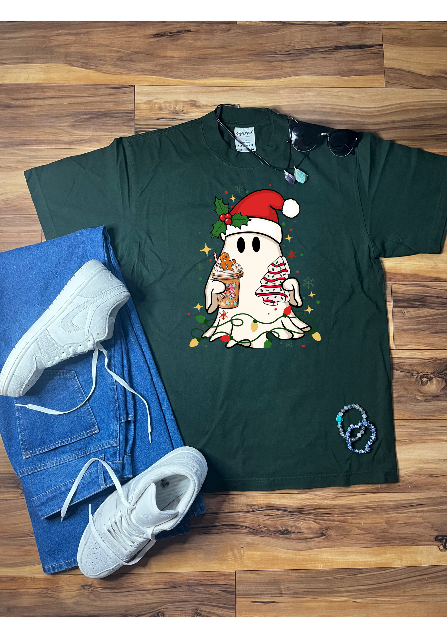Holiday Ghost Shaka Wear Tee