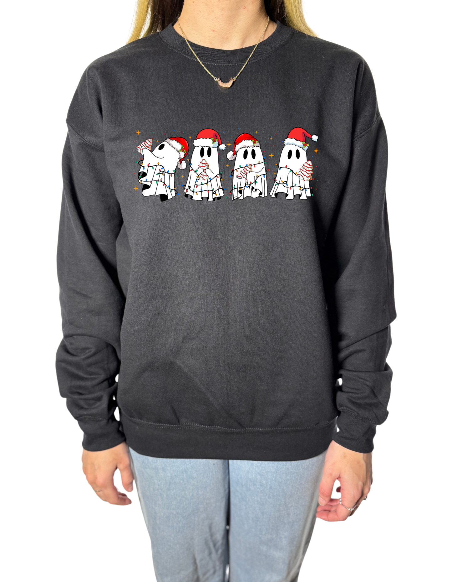 Christmas Cakes & Ghosties Gildan Tops