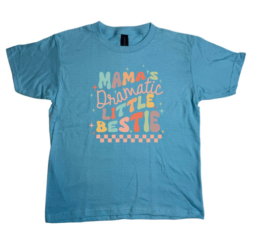 Dramatic Lil Bestie Gildan Youth Tee