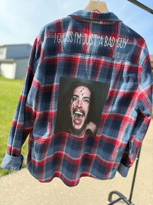 Honestav Bad Guy Upthrift Flannel Size L/XL