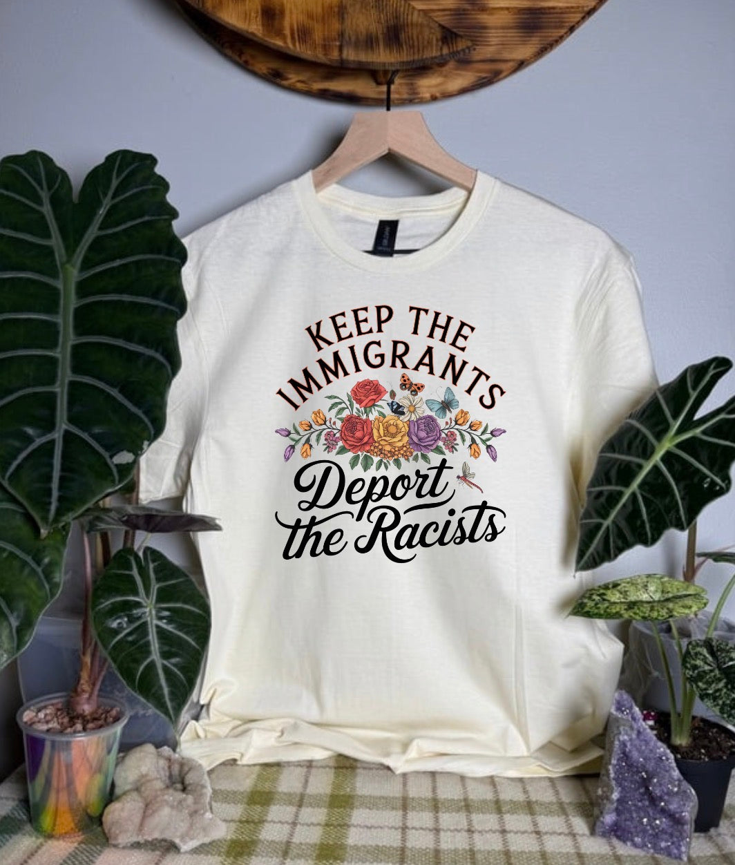 Deport The Racists Gildan Tops