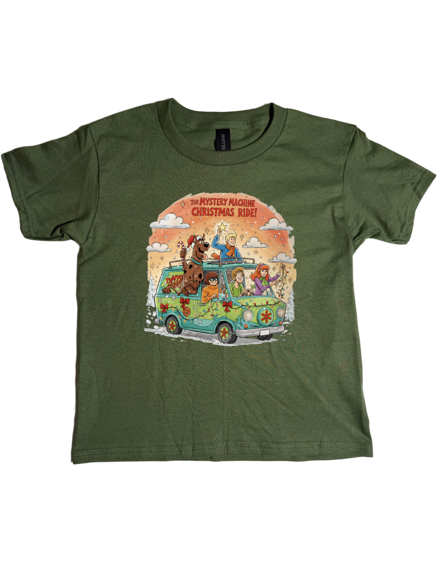 Scooby Christmas Youth Tee