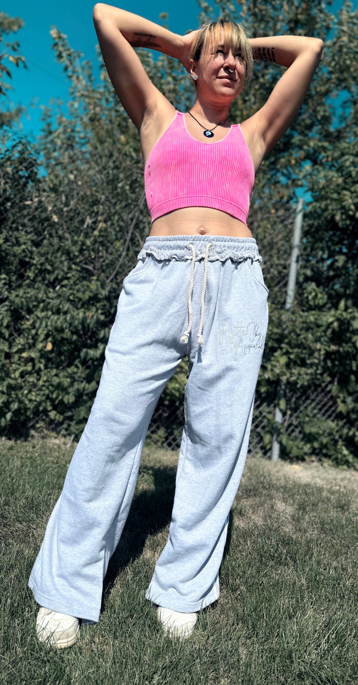 NyteSky 7 Striped Sweatpants