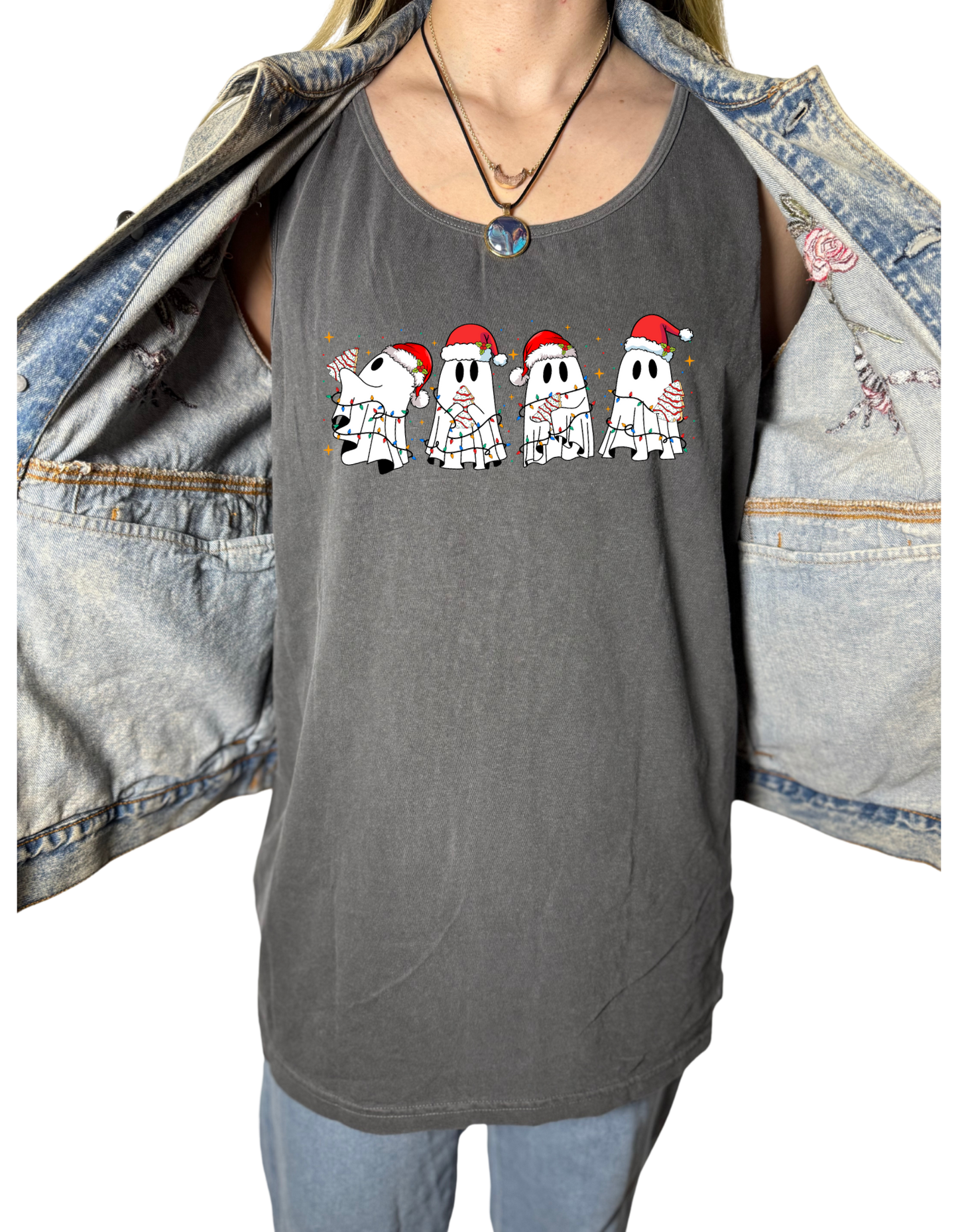 Christmas Cakes & Ghosties Tank