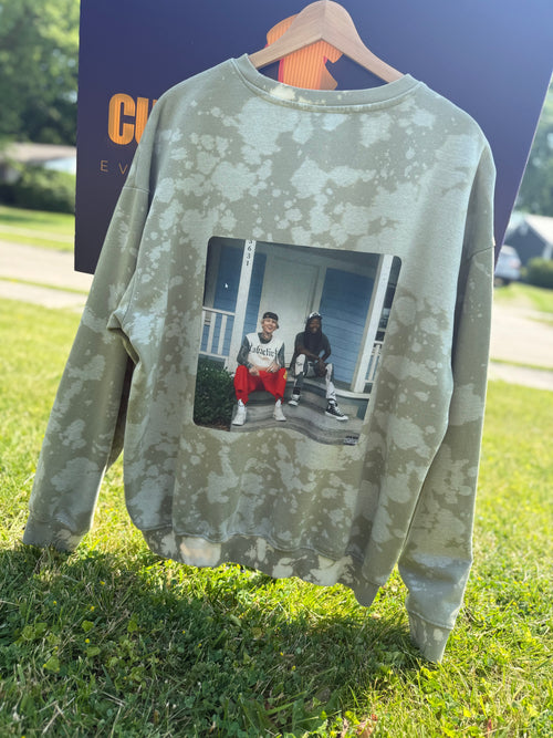 Upthrift MGK & Wiz Bleach Dyed Crewneck Size M/L