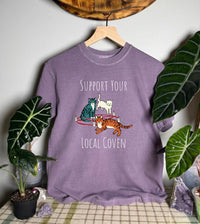 Support Your Local Coven Comfort Colors Tee