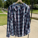 Honestav Devil Upthrift Flannel Size L/XL