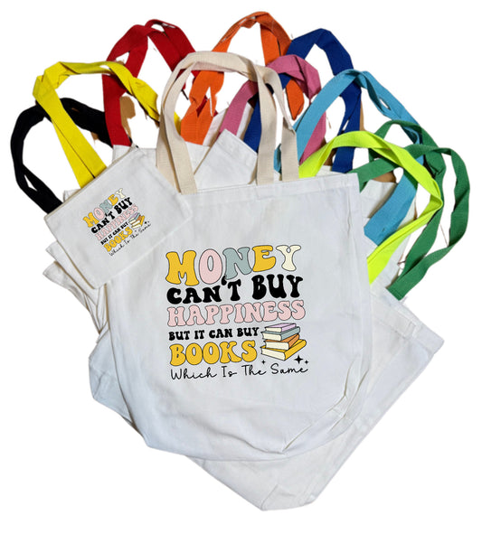 Money Can Buy Books Tote Bag