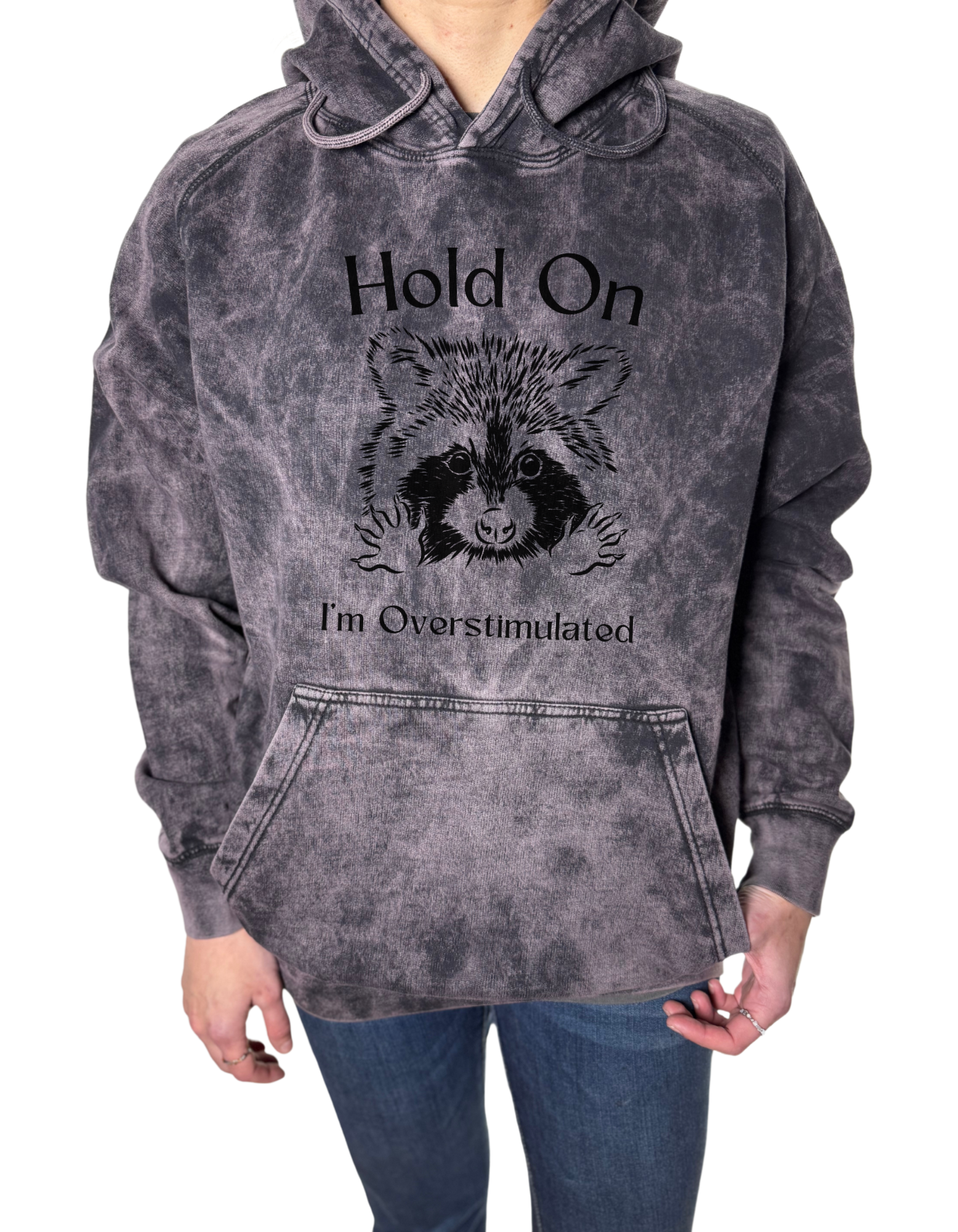 I’m Overstimulated Vintage Wash Hoodie