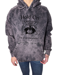 I’m Overstimulated Vintage Wash Hoodie