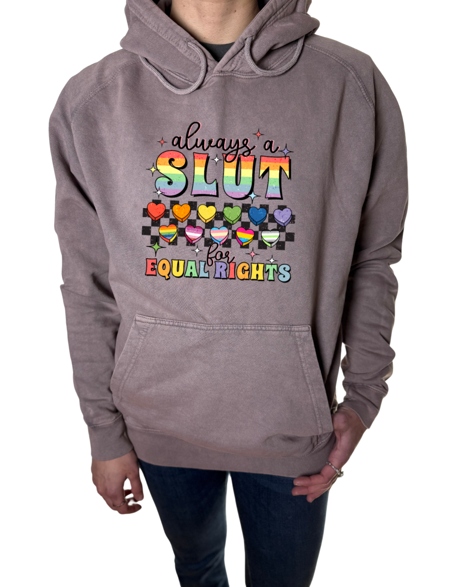 Equal Rights Vintage Wash Hoodie