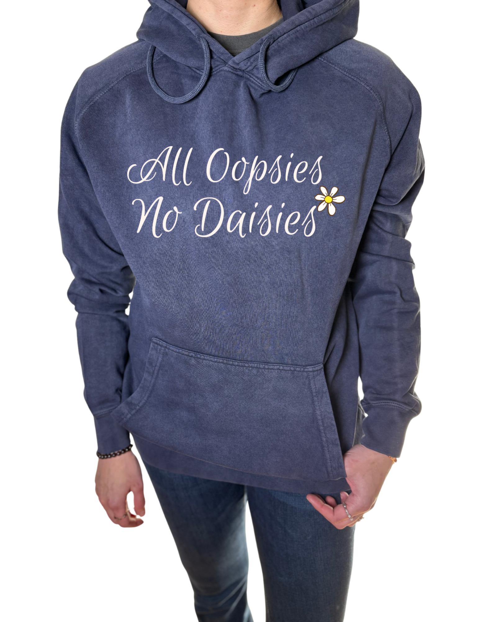All Oopsies No Daisies Vintage Wash Hoodie