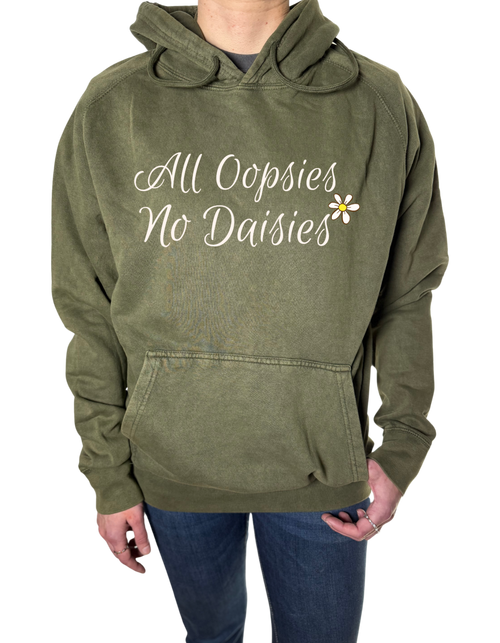 All Oopsies No Daisies Vintage Wash Hoodie