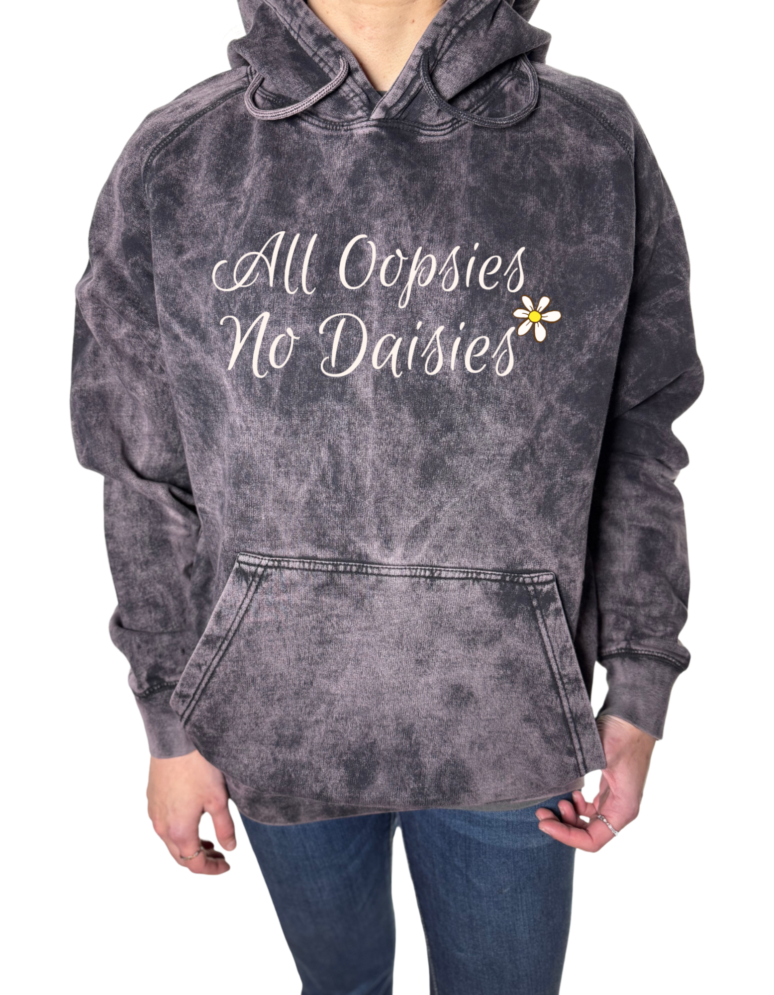 All Oopsies No Daisies Vintage Wash Hoodie