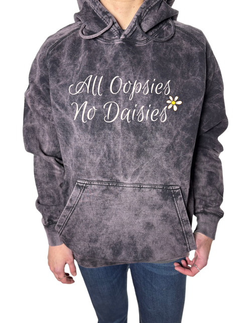 All Oopsies No Daisies Vintage Wash Hoodie