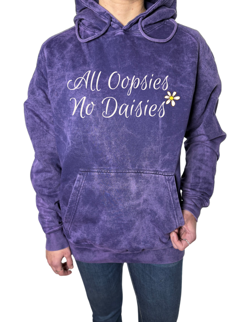 All Oopsies No Daisies Vintage Wash Hoodie