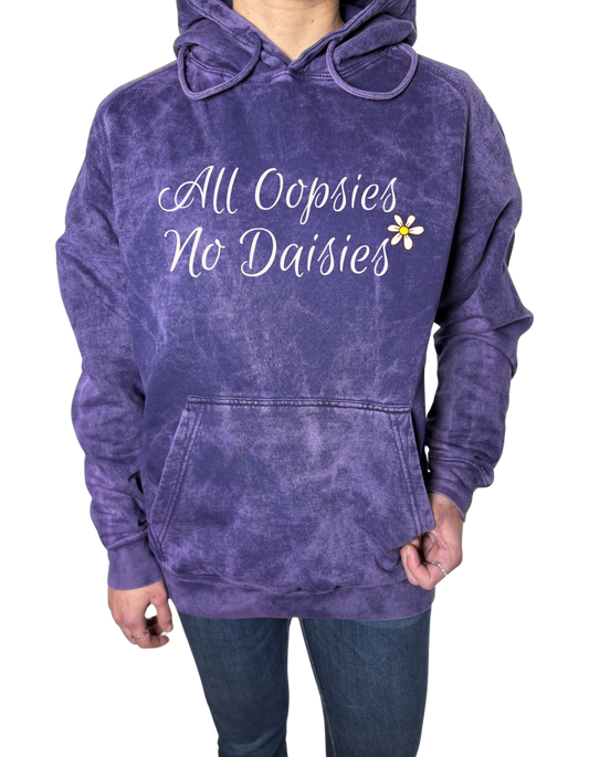 All Oopsies No Daisies Vintage Wash Hoodie
